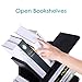 SUPERJARE 9-Shelf Tree Bookshelf | Thickened Compact Book Rack Bookcase | Display Storage Furniture for CDs, Movies & Books | Holds Up to 10 Books Per Shelf | Black