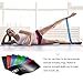 Cymas Resistance Loop Band Set, with 4 Resistance Loop Bands and 1 Long Flat Yoga Band, for Building Muscles, Shaping Body, Rehabilitative Exercises, Yoga,