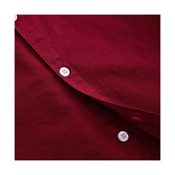 Spring&Gege Boys' Short Sleeve Dress Shirts Formal Uniform Woven Solid - Image 7