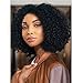 AISI HAIR Natural Afro Kinky Curly Wig Black Curly Synthetic Hair Wig Short Afro Curly Wig Heat Resistant Fiber Hair Side Part Wig for Women