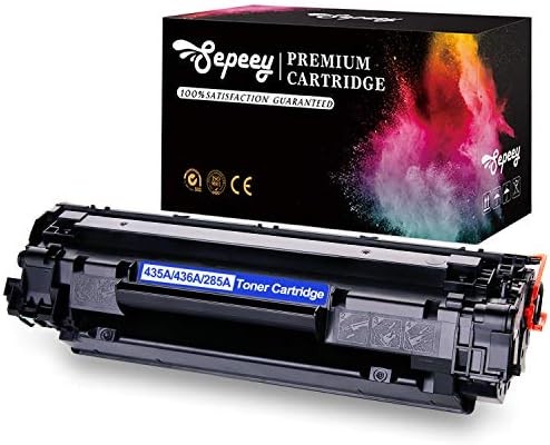 Sepeey Compatible HP 85A CE285A Toner Cartridges Replacement High Yield, 1 Black, Compatible with HP Laserjet Pro P1102W P1109W M1212NF M1217NFW Printer