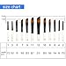 Paint Brushes Set - 24 Pcs - Nylon Bristles with Plane Wooden Handle, Professional Artist Painting Supplies, Suitable for Watercolor, Oil, Acrylic Painting
