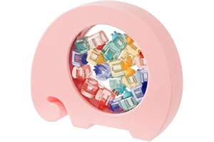 アンジュスマイル Baby Teeth Tooth Boxes for Lost Teeth Keepsake for Kids, Ange Smile - Cute Container with Tweezers for Baby Shower & Birthday Gift Saver Keeper Pink