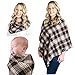 Breastfeeding Nursing Cover Scarf - Rayon/Spandex Jersey Knit Super Soft Stretchy Breathable Lightweight Nursing Poncho, Carseat Canopy & Baby Car Seat Cover. FREE Matching Pouch By Chuckle & Cuddle