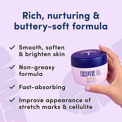 Coco & Eve Glow Figure Body Moisture Whip Lotion and Moisturizer for