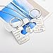 Udobuy®3 Piece Keychain Pendant Necklace Set Daddy's Girl Mommy's World Mother Daughter Father Family Jewelry Necklace Set