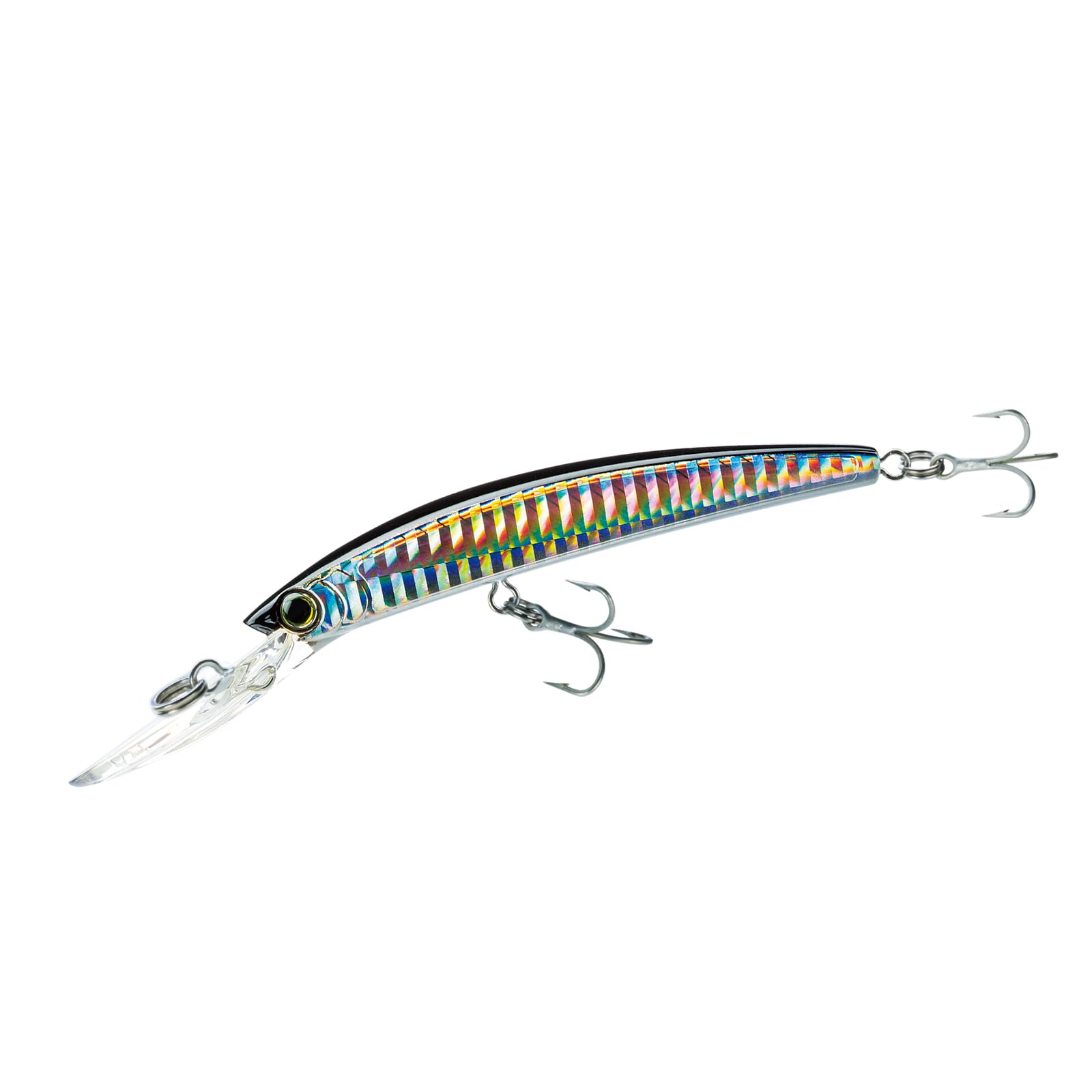 Yo-Zuri Crystal Minnow Deep Diver 110mm 4.375in Silver Black