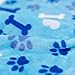 Allisandro Super Soft and Fluffy Premium Flannel Fleece Dog Throw Blanket,Appealing and Cute Paw Prints Equally for Puppy Cat