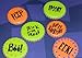Designer Stencils Small Halloween Cookie Stencil Sayings, Beige/semi-transparent
