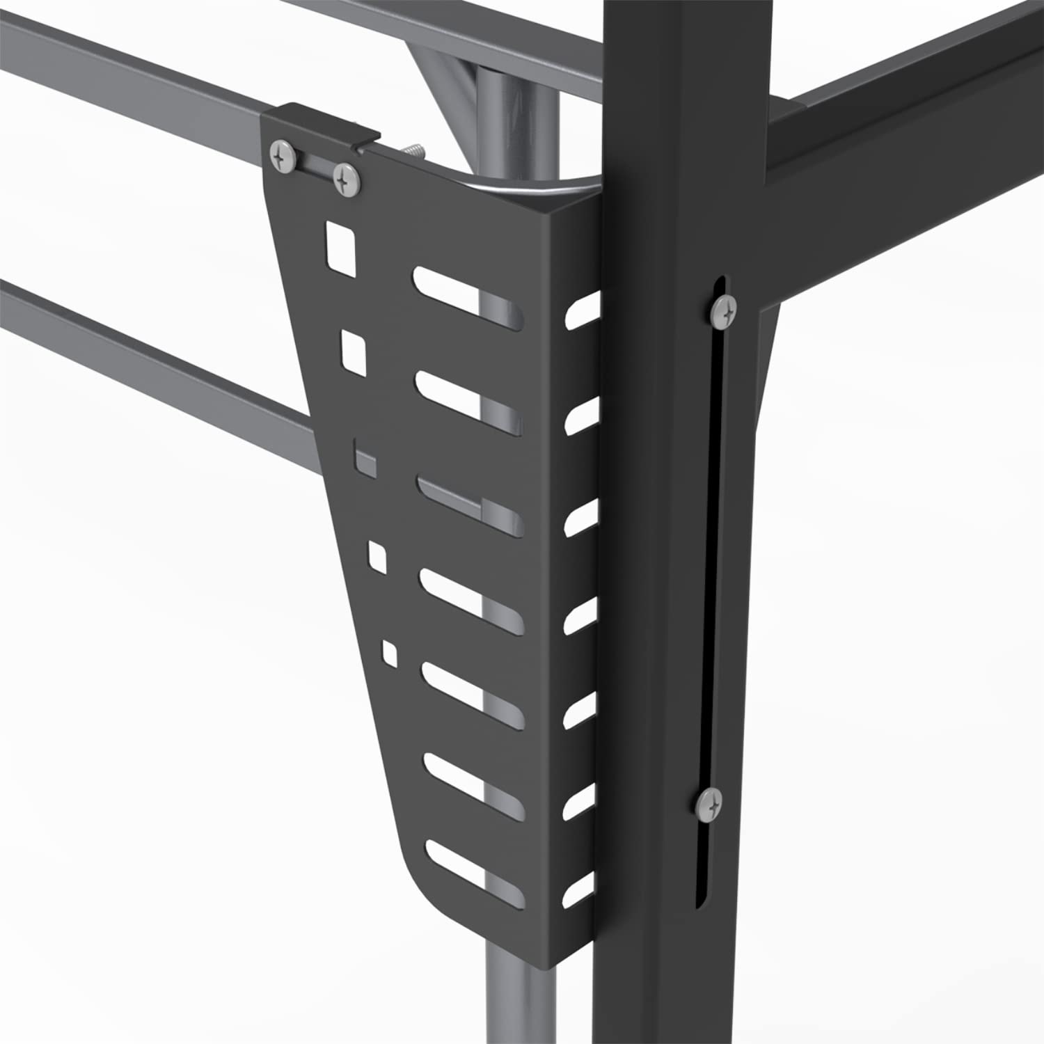 Photo 1 of PHOME 2 PCS Headboard Brackets for Metal Bed Frame,Attach Headboard to Bed Frame,Adjustable Bed Headboard Brackets,Compatible with 14,16,18inches Headboards,Black