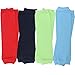 juDanzy 3 Pairs of Navy Black and Gray Baby and Toddler Boys Solid Colors Leg Warmers