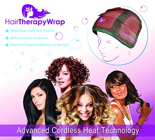 Hair Therapy Wrap Cordless Thermal Heat Wrap, Coco Color - Thumbnail 2