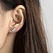 S.Leaf Leaf Stud Earrings Olive Leaf Earrings Sterling Silver Leaf Studs for Woman (Leaf B)