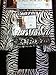 AHF/WPM 19 Piece Bath Accessory Set Black Zebra Animal Print Bath Rug Set + Black Zebra Shower Curtain & Accessories