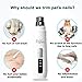 WWVVPET Pet Nail Grinder,8 Hours Using & 2 Speed Dog Nail Clipper,Electric Nail Trimmer, Painless Paw Claw Care, Quiet Rechargeable Grooming Smoothing Tool for Large Dog/Cat/Bird (White)