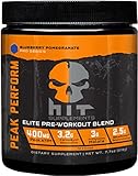 HIT Supplements Peak Perform Pre Workout Supplement with Peak ATP, Blueberry Pomegranate, 30 servings