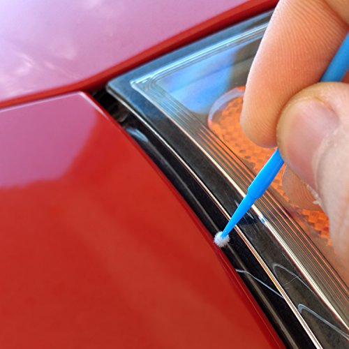 ATLIN Disposable Micro Brush Applicators, 100 Pack of 2.5mm Touch Up Paint Brushes