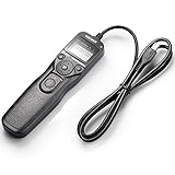 Neewer DSLR Camera Shutter Release Wired LCD Timer Remote Control Intervalometer Time-lapse Photography Device Compatible with RM-VPR1 Multi-Terminal Plug for Select SONY Alpha Models