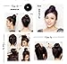 Black 3pcs Set Donut Three Hair Bun Ring, Shaper Hair Styler Maker BUY NOW