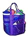 Saltwater Canvas Family Mesh Whale Bag, Sand/Waterproof base, 9 pockets, Purple