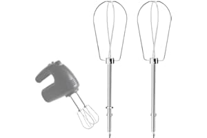 Lyreh 2pcs Hand Mixer Beaters Attachments Compatible with BLACK & DECKER, Universal Stainless Steel Hand Mixer Beaters Replac
