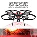 DROCON U818PLUS WiFi FPV Drone with Wide-Angle HD 2MP Camera,15 Min Flight Time, Altitude Hold, Headless Mode, One-Button Take-Off and Landing, TF Card 4GB Included, Quadcopter Designed for Beginners