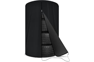 Tire Covers, Tire Storage Bags, Fits Diameter 16'' to 32" Tires, Universal Spare Tire Bags Waterproof Dust Proof, Black