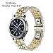 TRUMiRR Galaxy Watch 46mm Watchband, 22mm Quick Release Watch Band Stainless Steel Butterfly Buckle Strap for Samsung Gear S3 Classic Frontier,Gear 2 R380 R381 R382, Moto 360 2 46mm Smart Watch