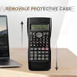 hoinya Scientific Calculator 240 Functions 2-Line Display Black view 5