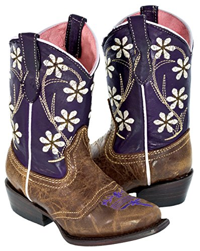 little girl purple cowboy boots