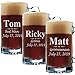 My Personal Memories, Custom Beer Mugs - Engraved Personalized Groomsmen Beer Glasses Gifts - 12 oz - Choose Your Style