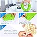 Ice Cube Trays with Lids, Qinbin 2Pack (74 Ice Cubes) Silicone Ice Cube Molds for Whiskey Storage, Cocktail, Beverages
