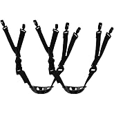 2 Pcs Hard Hat Chin Strap, Universal Detachable Helmet Strap | Adjustable Elastic Safety Construction Replacement with Stable Chin Cup for Construction Hat, Bike Helmet