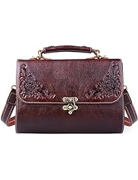 Jack & Chris Retro piel Bolso De Mano Y Hombro Messenger Bag para la Mujer, wbzp033