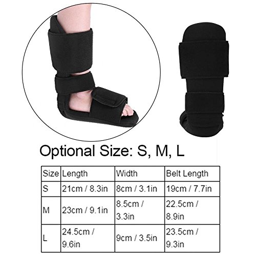 Padded 90 Degree Plantar Fasciitis Boot | Soft Dorsiwedge Night Splint to Stabilize Foot and Ankle, Stretches Plantar Fascia Ligament and Supports Achilles Tendon