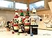 FEFEHOME Christmas Wine Bottle Cover Gift Warping Ugly Sweater (Set of 4) -(F)