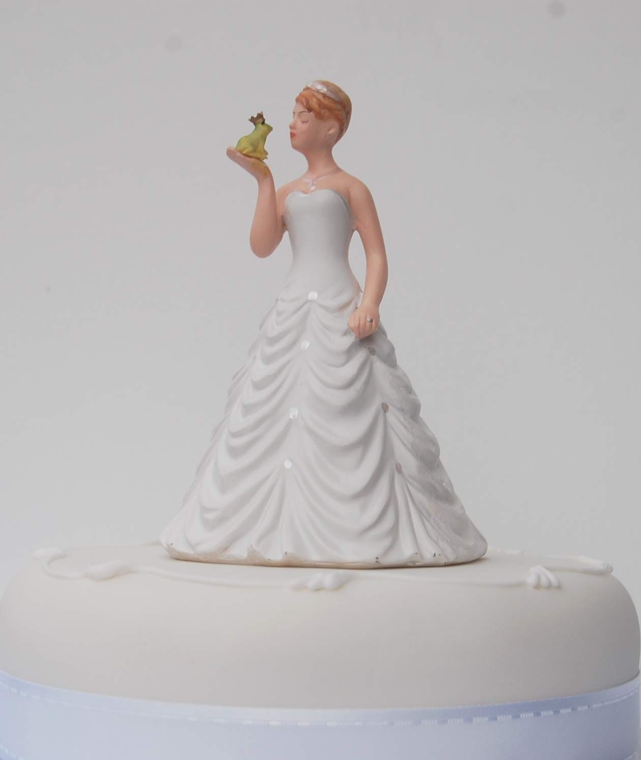 DreamWedding-UK Wedding Cake Toppers/Bride and Groom Figures/Sitting/Standing, Artificial Resin, Number 8, 5 x 12 x 12 cm