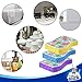 MR.SIGA Cellulose Scrub Sponge, Kitchen and Dish Scrubber, 12-Pack, Size 11 x 7 x 2.2cm