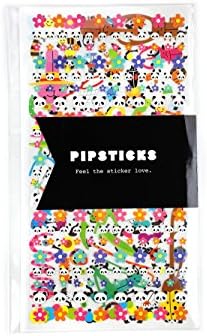 Pipsticks Summertime Panda Sticker Sheet Pack - Great Stickers for Planners, Calendars, Scrapbooks, Crafts, Diaries &amp; School Projects
