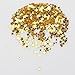Pengxiaomei 30 g / 1 oz Gold Star Confetti, Plastic Glitter Foil Stars Sequin for Party Decorations