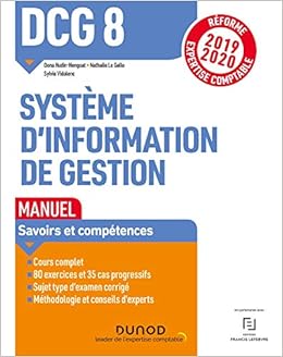 Amazon Fr Dcg 8 Systemes D Information De Gestion Manuel Reforme 2019 2020 Reforme Expertise Comptable 2019 2020 2019 2020 Hudin Hengoat Oona Le Gallo Nathalie Vidalenc Sylvie Livres Amazon Fr Dcg 8 Systemes D Information De Gestion Manuel Reforme 2019 2020 Reforme Expertise Comptable 2019 2020 2019 2020 Hudin Hengoat Oona Le Gallo Nathalie Vidalenc Sylvie Livres