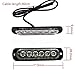 XTAUTO 6LED Car Truck Emergency Beacon Warning Hazard Flash Strobe Light Red/Red 4-pack