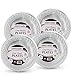 Plastimade [160 Count] 7 Inch Appetizer Plates Clear Disposable Heavy Duty Plastic, Ideal For Wedding, Catering, Parties, Buffets, Events, Or Everyday Use, 4 Packs