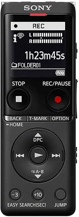 Sony ICD-UX570 MP3 LPCM Voice Recorder 4GB Built-In USB OLED Screen Black view 2