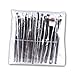 AMarkUp 20 Pcs Pro Makeup Brushes Set Powder Foundation Eyeshadow Eyeliner Cosmetic Brush (Black)