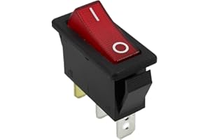 Unifizz Rocker Lighted On Off Switch for 120927-24 120 Volt FMI Desa Electric Fireplaces Parts Heater Switch