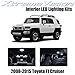 XtremeVision Interior LED for Toyota FJ Cruiser 2008-2015 (4 Pieces) Pure White Interior LED Kit + Installation Tool