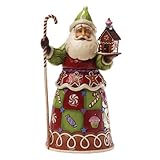 Jim Shore for Enesco Heartwood Creek Sweets Santa Figurine, 9.75-Inch