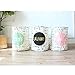 DOKEHOM 19.7-Inches Large Laundry Basket, Waterproof Round Cotton Linen Collapsible Storage Basket (Black, L)