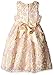 American Princess Big Girls' Marled Sequin Soutache Dress